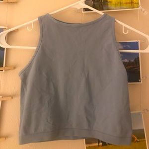 Free People Intimately grey crop top